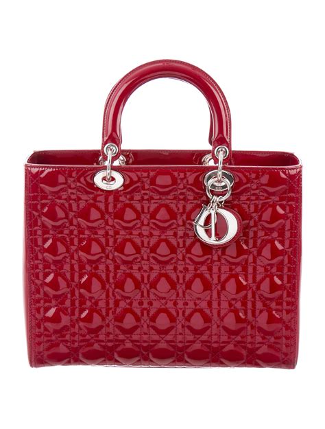 lady dior red bag|red christian dior bags.